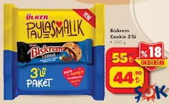 ÜLKER BİSKREM COOKİE 3'LÜ 240 G